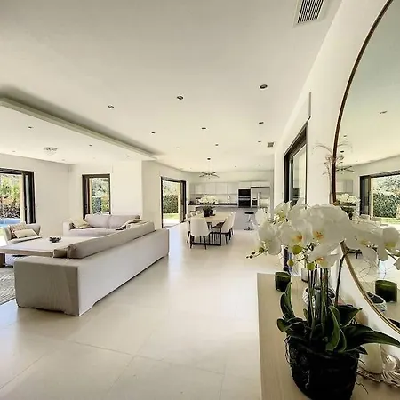 Luxueuse De 4 Suites, Climatisation, Vue Mer, Piscine 格里莫